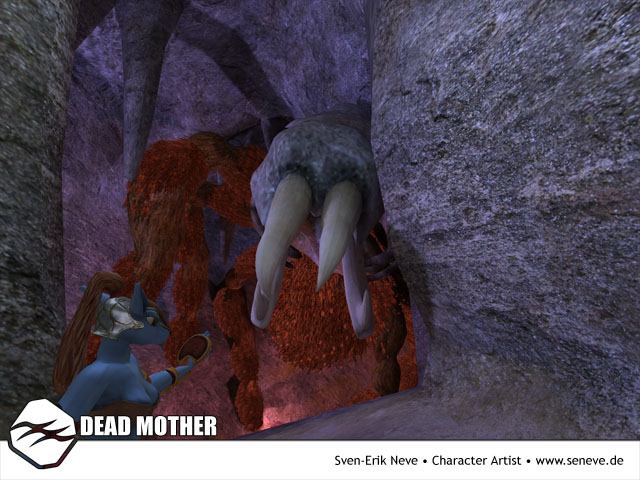 Die Dead Mother auf einem Screenshot aus dem Spiel „Below & Beneath“